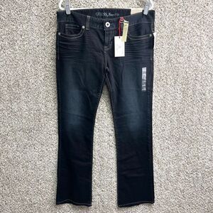Guess Jeans Women’s 34 Daredevil Low Rise Slim Fit Bootcut Dark Wash Denim NWT